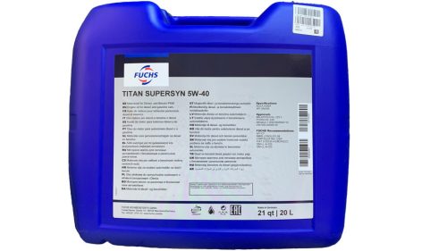 FUCHS TITAN SUPERSYN 5W-40 20L