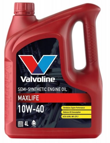 VALVOLINE MAXLIFE 10W-40 4L