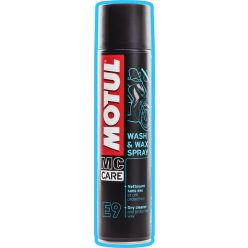 MOTUL E9 Wash & Wax 400ml (száraz tisztító spray)