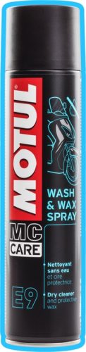 MOTUL E9 Wash & Wax 400ml (száraz tisztító spray)