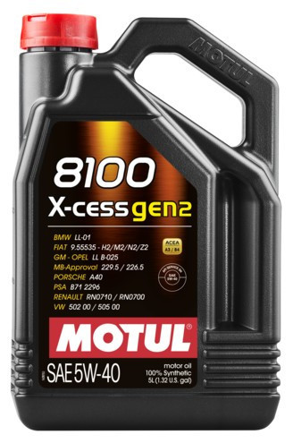 MOTUL 8100 X-cess gen2 5W-40 4L