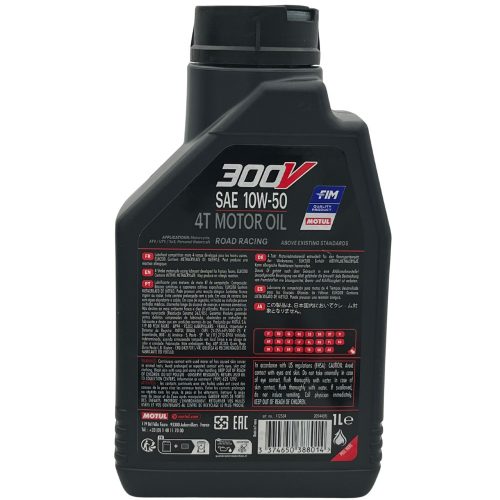 MOTUL 300V 4T FL ROAD RACING 10W-50 1L