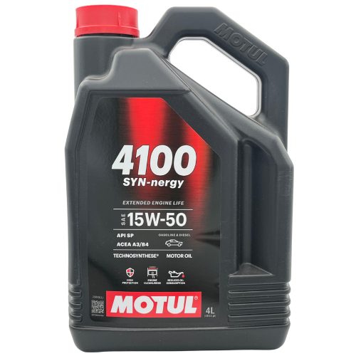 MOTUL 4100 SYN-nergy 15W-50 4L (4100 Power 15W50 utódja)