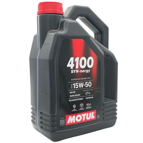 MOTUL 4100 SYN-nergy 15W-50 4L (4100 Power 15W50 utódja)