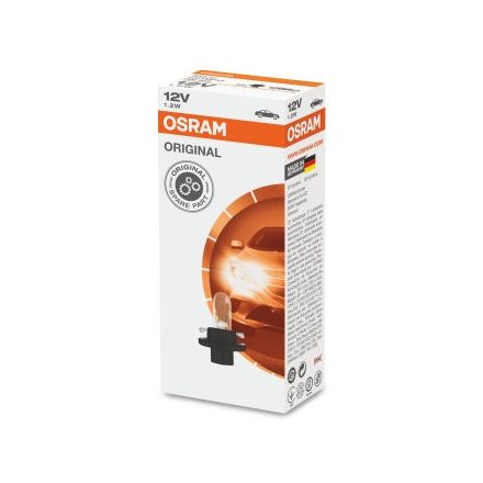 OSRAM 12V 1,2W BX8,4d  STANDARD Doboz