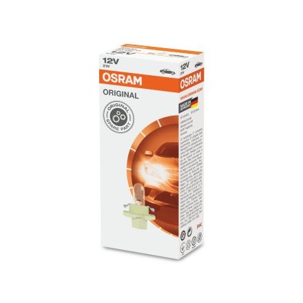 OSRAM 12V 2W BX8,4d  STANDARD Doboz