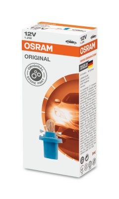 OSRAM 12V 1,2W BX8.5d  STANDARD Doboz