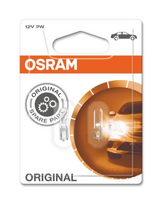 OSRAM 12V 2W W2x4,6d  STANDARD Duo Bliszter