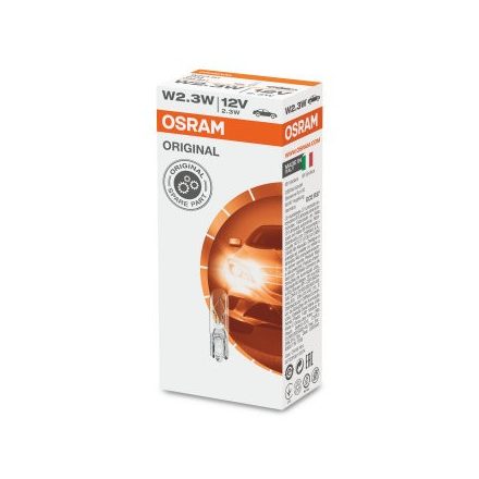 OSRAM 12V 2,3W W2x4,6d  W2,3W STANDARD Doboz