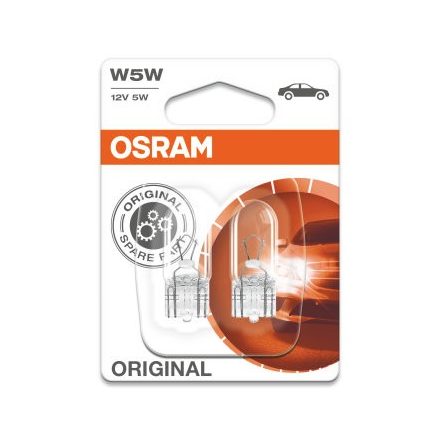 OSRAM 12V 5W W2.1x9.5d W5W STANDARD Duo Bliszter