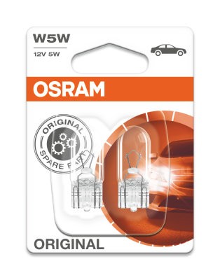 OSRAM 12V 5W W2.1x9.5d W5W STANDARD Duo Bliszter