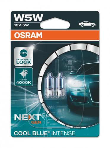 OSRAM 12V 5W W2.1x9.5d W5W Cool Blue Intense Next Gen. Duo-Bliszter