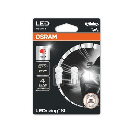 OSRAM 12V 0,6W W2.1x9.5d  W5W  LEDriving® SL Duo Bliszter