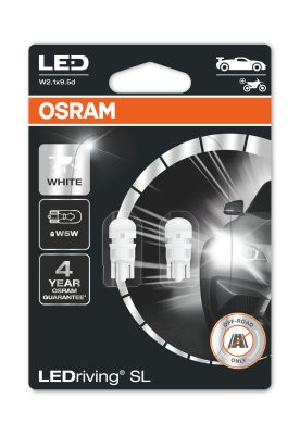 OSRAM 12V 0,8W W2.1x9.5d  W5W  LEDriving® SL Duo Bliszter