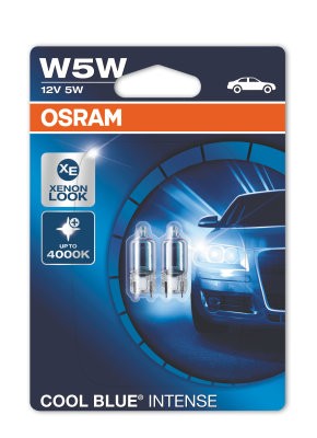 OSRAM 12V 5W W2.1x9.5d W5W COOL BLUE INTENSE Duo Bliszter