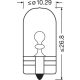 OSRAM 12V 5W W2.1x9.5d W5W ULTRA LIFE Doboz