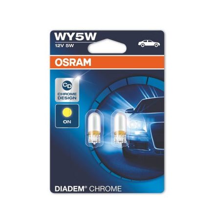 OSRAM 12V 5W W2.1x9.5d WY5W Diadem Chrome Duo Bliszter