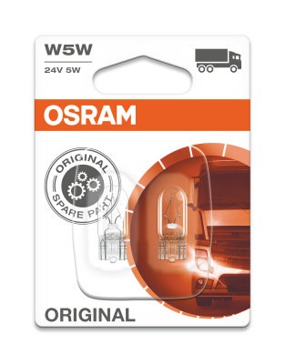 OSRAM 24V 5W W2.1x9.5d W5W STANDARD Duo Bliszter
