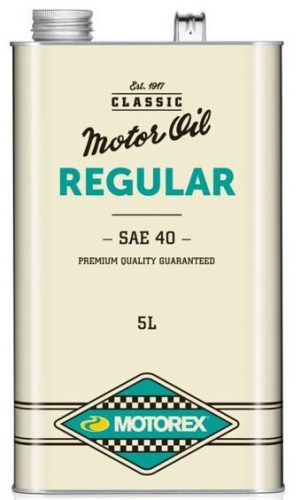 MOTOREX Regular SAE 40 5L ( oldtimer olaj )