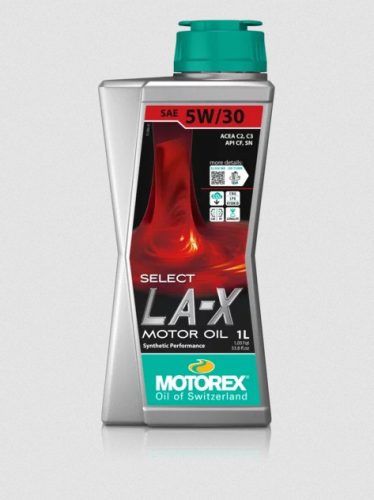 MOTOREX SELECT LA-X 5W-30 1L (C2, C3 BMW, MB, VW, Fiat, GM)
