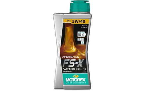 MOTOREX XPERIENCE FS-X C3 5W-40 1L (BMW,MB,VW,Ford,Porsche,Fiat,Renault)