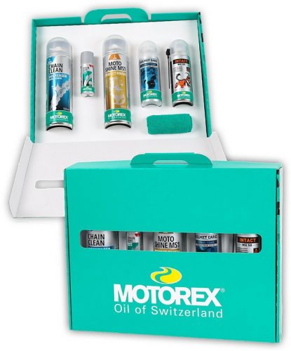 MOTOREX Ride N' Shine set 1db (motorkerékpár ápoló szet díszdobozban)