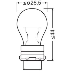 OSRAM 12V 27/7W W2.5x16q PY27/7W STANDARD Doboz