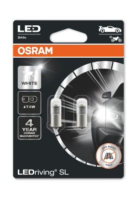 OSRAM 12V 0,8W BA9s  T4W LEDriving® SL Duo Bliszter