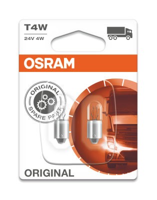 OSRAM 24V 4W BA9s T4W STANDARD Duo Bliszter