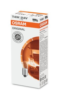OSRAM 24V 4W BA9s T4W STANDARD Doboz