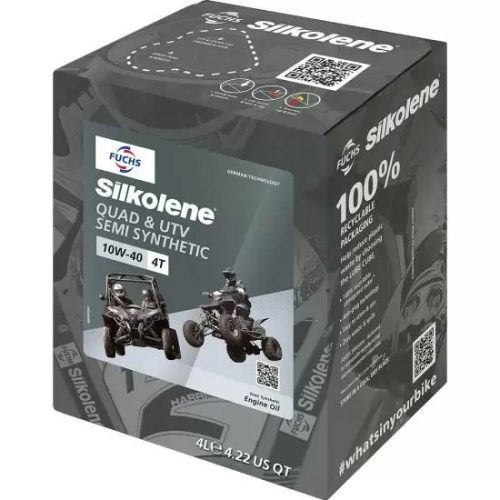 Fuchs Silkolene Quad & UTV Semi Synthetic 10W-40 4T 4L
