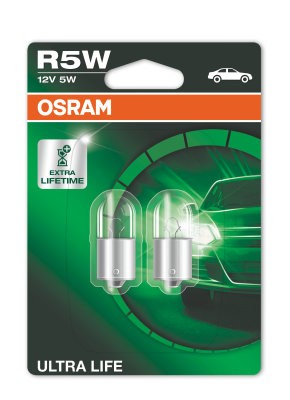 OSRAM 12V 5W BA15S R5W ULTRA LIFE Duo Bliszter