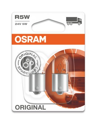 OSRAM 24V 5W BA15s R5W STANDARD Duo Bliszter
