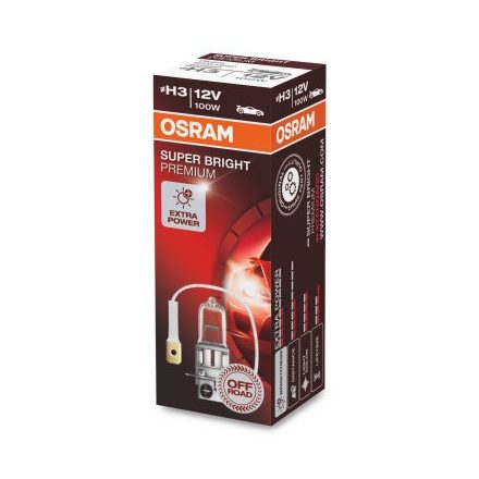 OSRAM 12V 100W PK22s  OFF ROAD SUPER BRIGHT PREMIUM Doboz