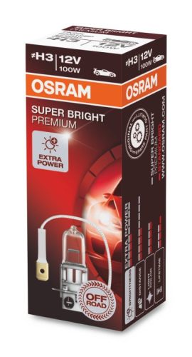 OSRAM 12V 100W PK22s  OFF ROAD SUPER BRIGHT PREMIUM Doboz