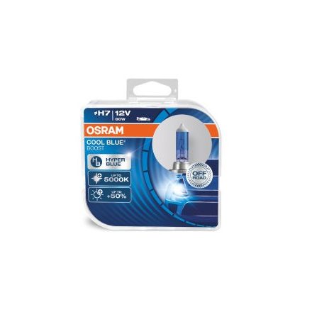 OSRAM 12V 80W PX26d "H7" OFF ROAD COOL BLUE BOOST Duo-Box