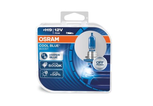 OSRAM 12V 75W PGJ19-5 "H9" OFF ROAD COOL BLUE BOOST Duo-Box