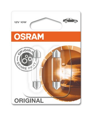 OSRAM 12V 10W SV8,5-9  STANDARD Duo Bliszter