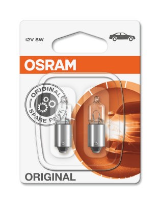 OSRAM 12V 5W BA9s  STANDARD Duo Bliszter