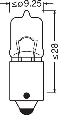 OSRAM 12V 6W BAX9s H6W ULTRA LIFE Doboz