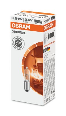OSRAM 24V 21W BAY9s H21W STANDARD Doboz