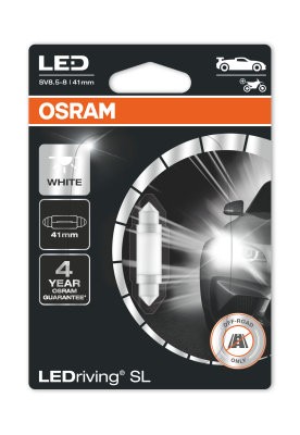OSRAM 12V 0,6W SV8.5-8  C5W (41 mm) LEDriving® SL Bliszter