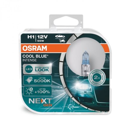 OSRAM 12V 55W P14,5s H1 Cool Blue Intense Next Gen. Duo-Box