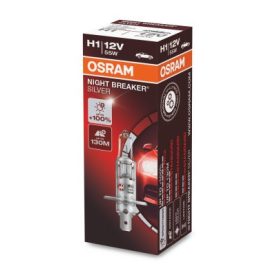 OSRAM 12V 55W P14.5s H1 NIGHT BREAKER® SILVER Doboz