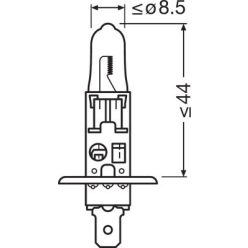 OSRAM 12V 55W P14.5s H1 NIGHT BREAKER® LASER Duo-Box