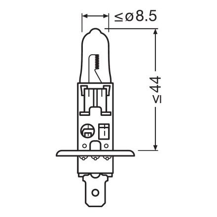 OSRAM 12V 55W P14.5s H1 NIGHT BREAKER® LASER Duo-Box