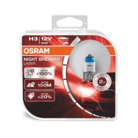 OSRAM 12V 55W PK22s H3 NIGHT BREAKER® LASER Duo-Box