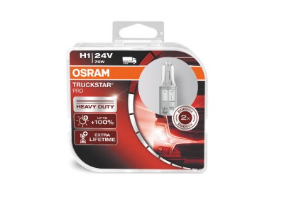 OSRAM 24V 70W P14,5s H1 TRUCKSTAR PRO Duo-Box