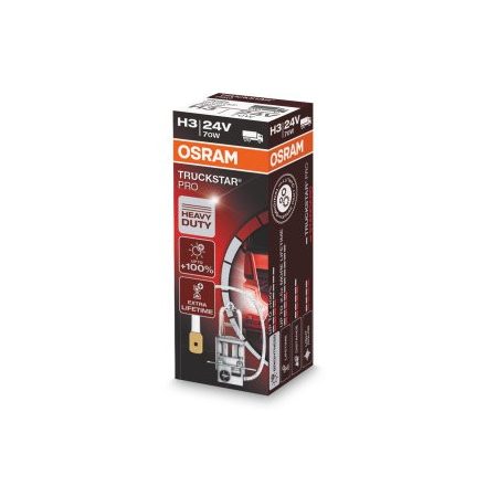 OSRAM 24V 70W PK22s H3 TRUCKSTAR PRO Doboz