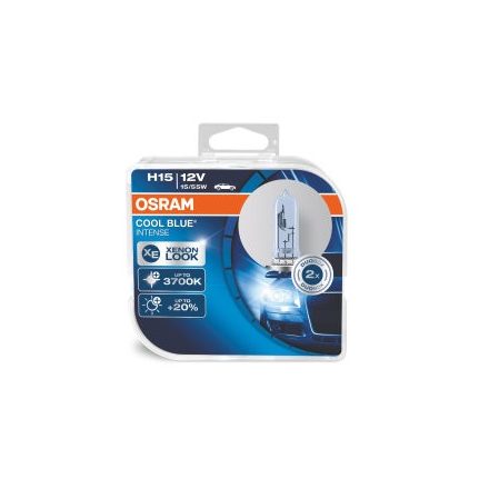 OSRAM 12V 15/55W PGJ23t-1 H15 COOL BLUE INTENSE Duo-Box